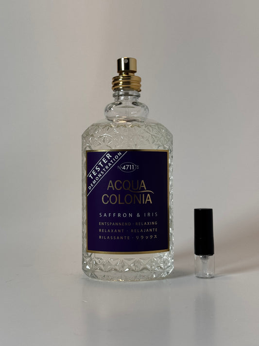 4711 Acqua Colonia Saffron & Iris 1ML Sample